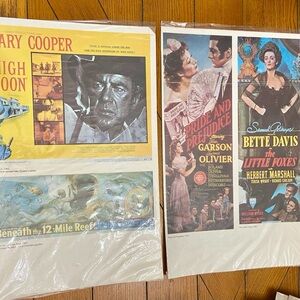 1952 High Noon, 1953 Beneath The 12-mile Reef, 1940 Pride and Prejudice and 1941